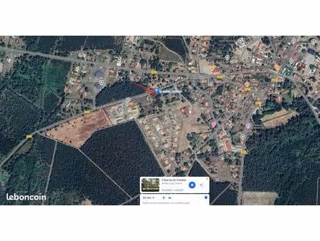 terrain constructible 3000m² luxey