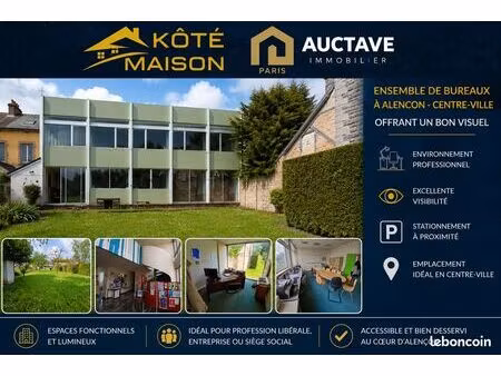 bureaux 321 m² alencon