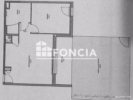 appartement 2 pièces 46 m²
