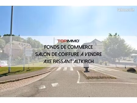 fonds de commerce  salon de coiffure 95 m² altkirch