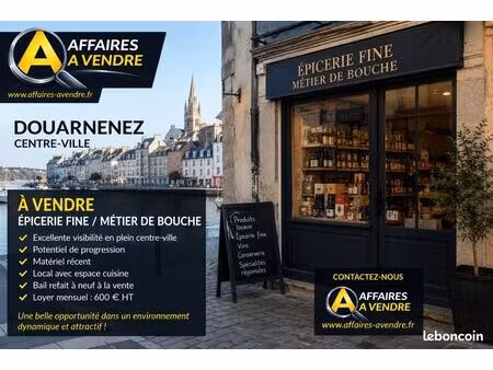 fonds de commerce  sandwicherie 80 m² douarnenez