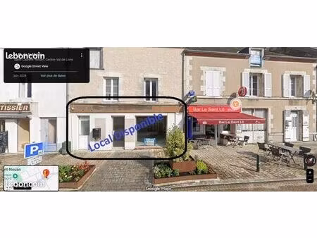 emplacement numéro 1 : local commercial – cœur de saint-laurent-nouan