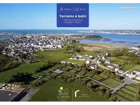 terrain 293 m² riantec