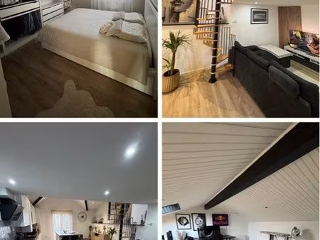 appartement meublé f2 62m2 + parking + option garage