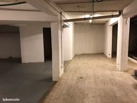 local d'activite et de stockage 300 m2 en sous sol artem/blandan nancy