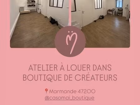 local 18m2 à louer à marmande