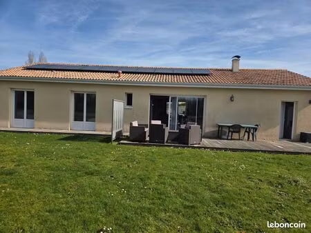 maison plain-pied 115 m² - dpe b - géothermie + photovoltaïque - amou