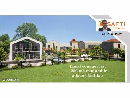 local commercial 250 m² estillac