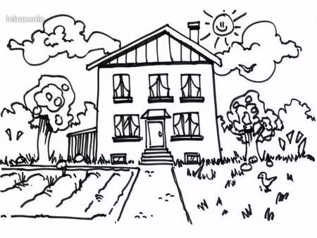 maison avec jardin