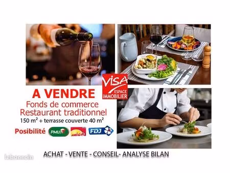 bar  restaurant 150 m² lamorlaye
