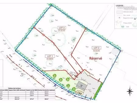 terrain 431 m² mouguerre