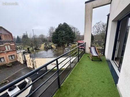appartement 61 m² la madeleine