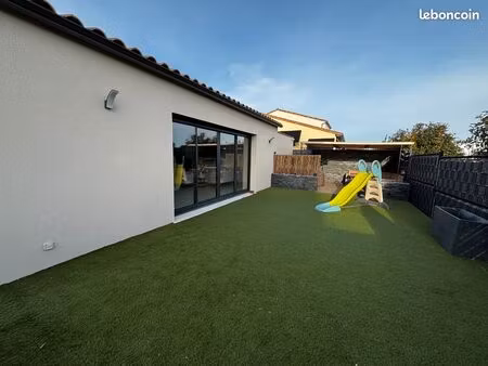 maison récente de 2021 - plein pied - habitable 92m2 - terrain 285m2