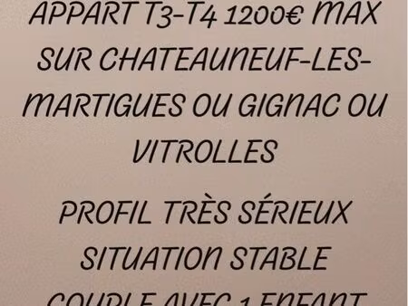 recherche appart ou maison