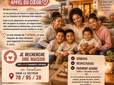recherche maison urgent