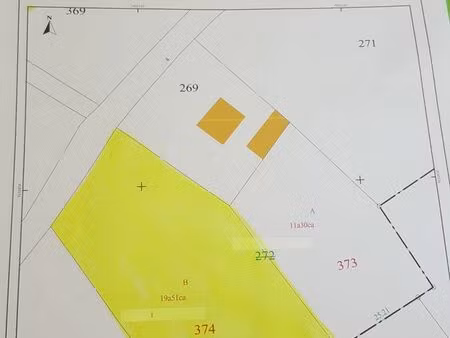 terrain 1900 m² sericourt