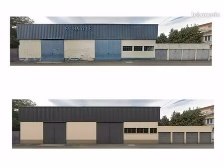 ensemble immobilier – appartement  plateau  local + 8 garages – axe passant