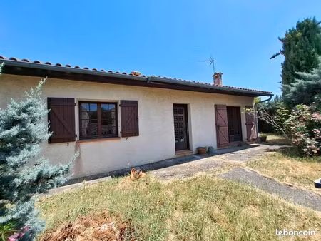 maison plain-pied de type 4 avec jardin et garage