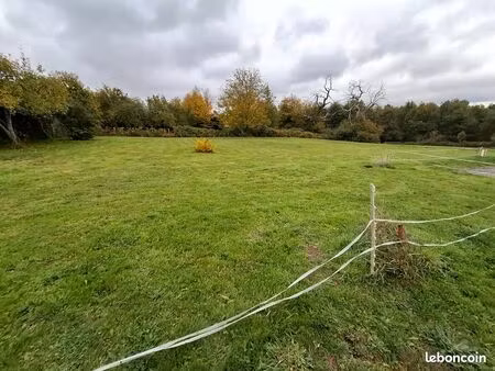 grand terrain constructible viabilisé de 1930 m² à champagné en bordure de changé en plein
