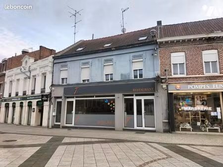 immeuble 270 m² somain