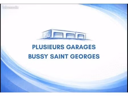 garage neuf 12m2 bussy saint georges
