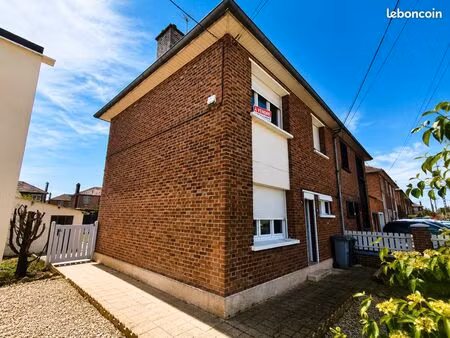 maison semi-individuelle 5 pièces – env 80 m² – garage / dépendance – jardin – brebières