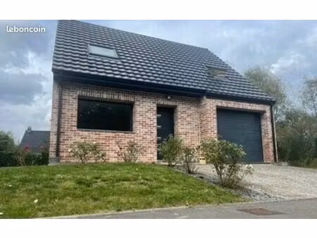 maison moderne- 87m2- 3 chambres- jardin- hondeghem