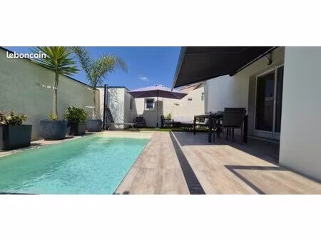 maison 4 pièces + mezzanine 98m2 + piscine saint-aunès 34130