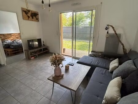 appartement t2 meublé avec jardin