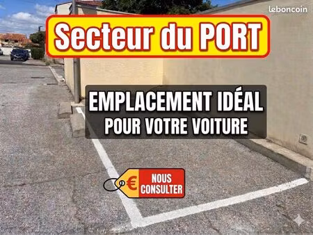 parking secteur du port de canet