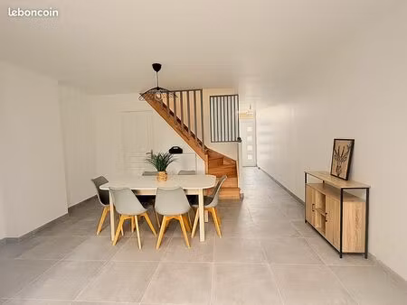 maison rénovée - 4 chambres - 2 sdb - jardin et garage - proche gare