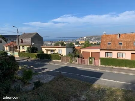 terrain vue mer - le tréport