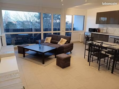 appartement 3 pièces (67m2) meublé avec balcon