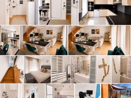 superbe duplex meublé 90 m² – dernier étage – cachan