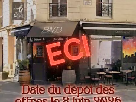 fonds de commerce restaurant  bar 60 m²