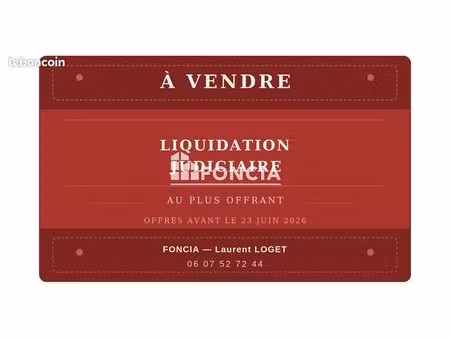 vente fonds de commerce — liquidation judiciaire — au plus offrant