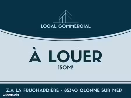 bureaux  local commercial 150 m² les sables-d'olonne