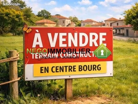 terrain 460 m² saint mars la ra orthe