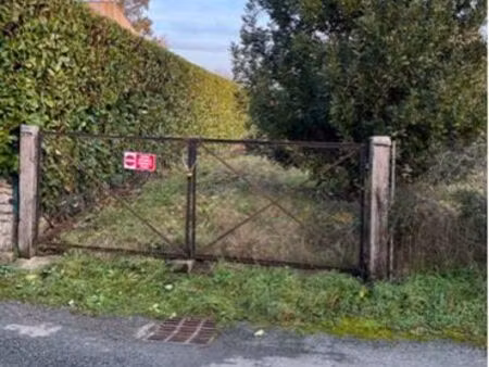 à vendre terrain constructible