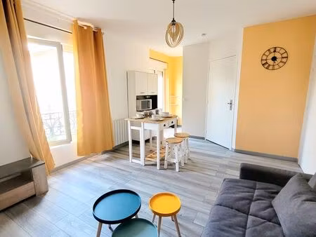 charmant studio meublé et rénové - proche gare - 23m²