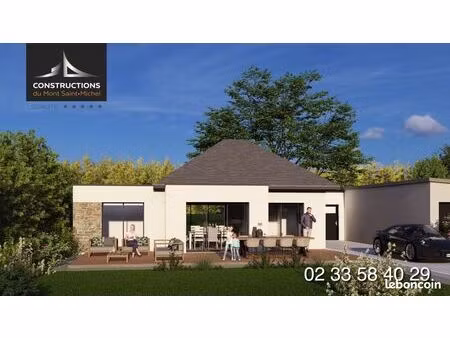 maison 110 m² saint pair sur mer