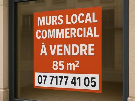 murs commerciaux 85 m² – hyper centre schiltigheim – forte visibilité