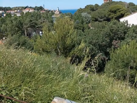 terrain viabilisé vue mer
