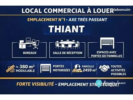 local 380 m² thiant