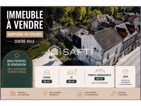 immeuble 68 m² dampierre-en-yvelines