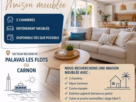recherche maison ou appartement meublé