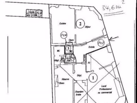 bureaux 34 m² ingwiller