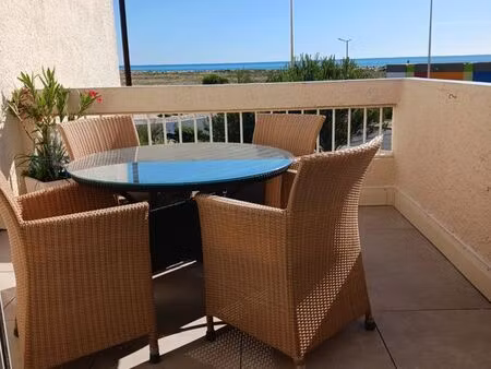t3 meublé vue mer terrasse garage et parking faibles charges
