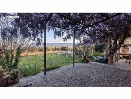 maison jardin vue albères