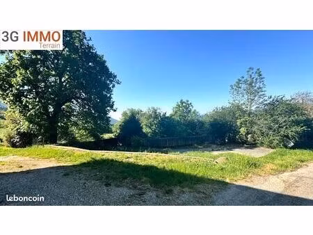 vente | terrain constructible | 1237 m² | arvière-en-valromey | expo sud